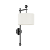 Troy Lighting Tisbury FORGED IRON 11W x 11L x 27.5H Wall Sconce