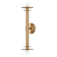 Troy Lighting Arley PATINA BRASS 5W x 5L x 21H Wall Sconce