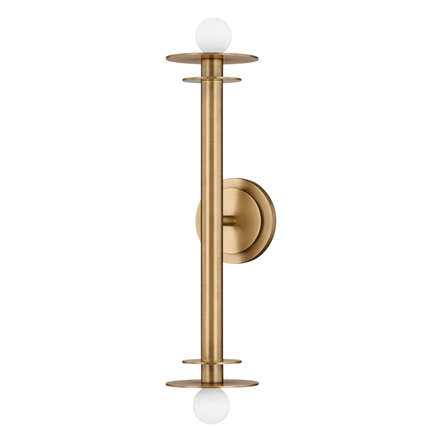 Troy Lighting Arley PATINA BRASS 5W x 5L x 21H Wall Sconce
