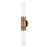 Troy Lighting Liam PATINA BRASS 4.75W x 4.75L x 26H Wall Sconce