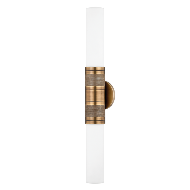 Troy Lighting Liam PATINA BRASS 4.75W x 4.75L x 26H Wall Sconce