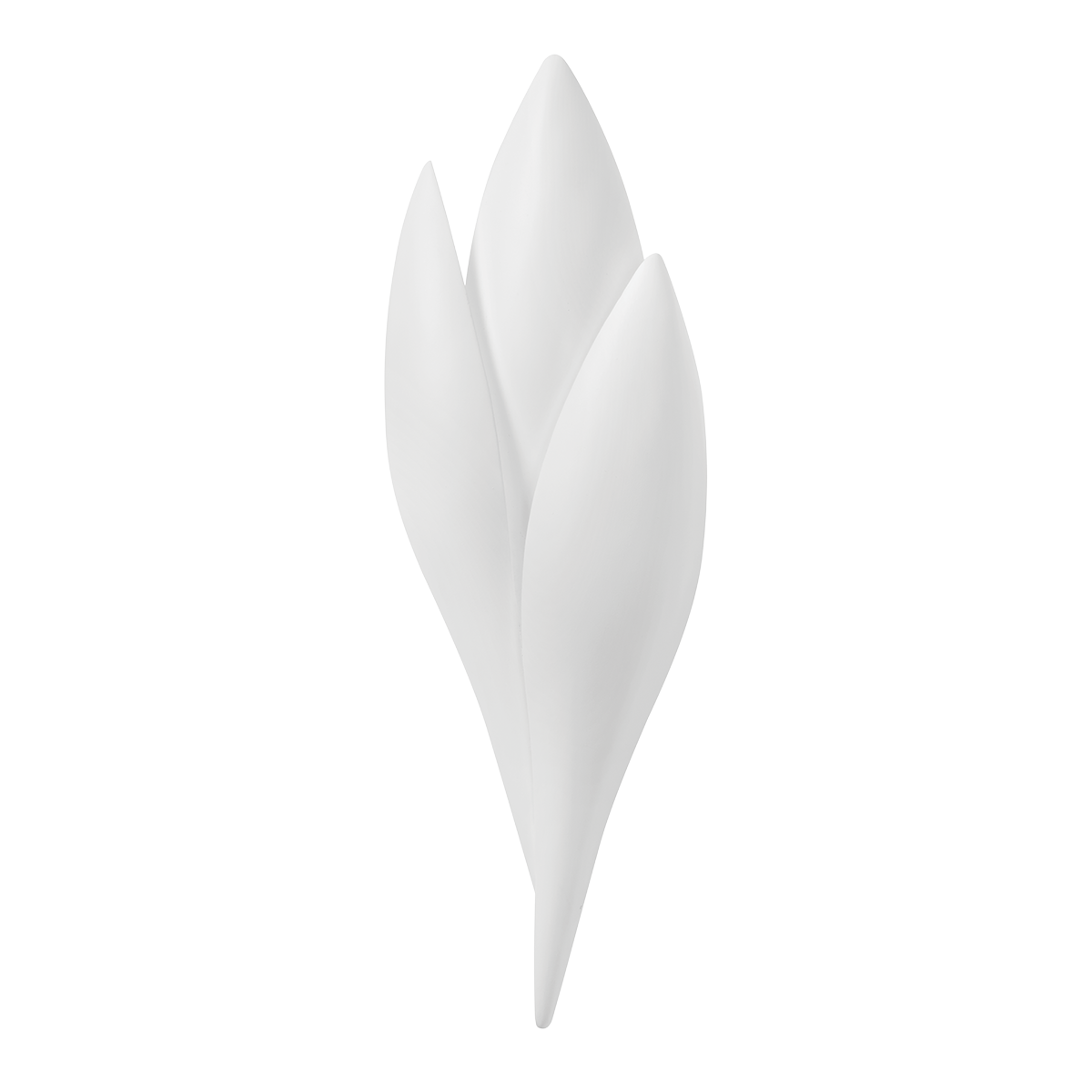 Troy Lighting Rose GESSO WHITE 6.25W x 6.25L x 18.25H Wall Sconce