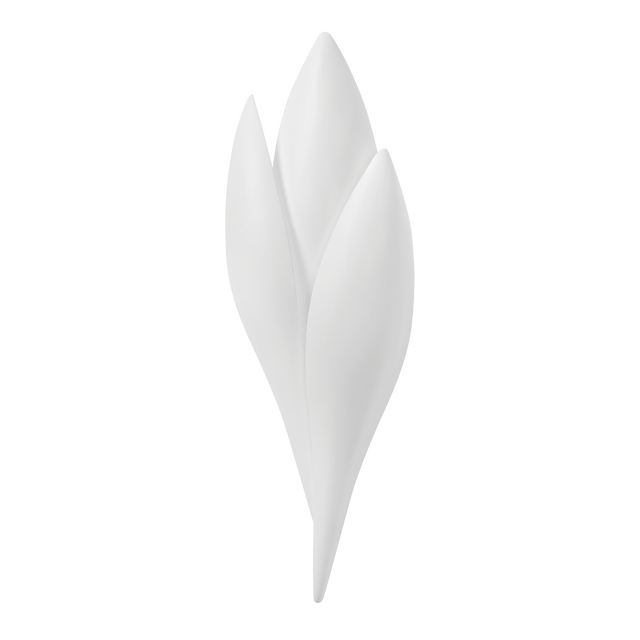 Troy Lighting Rose GESSO WHITE 6.25W x 6.25L x 18.25H Wall Sconce