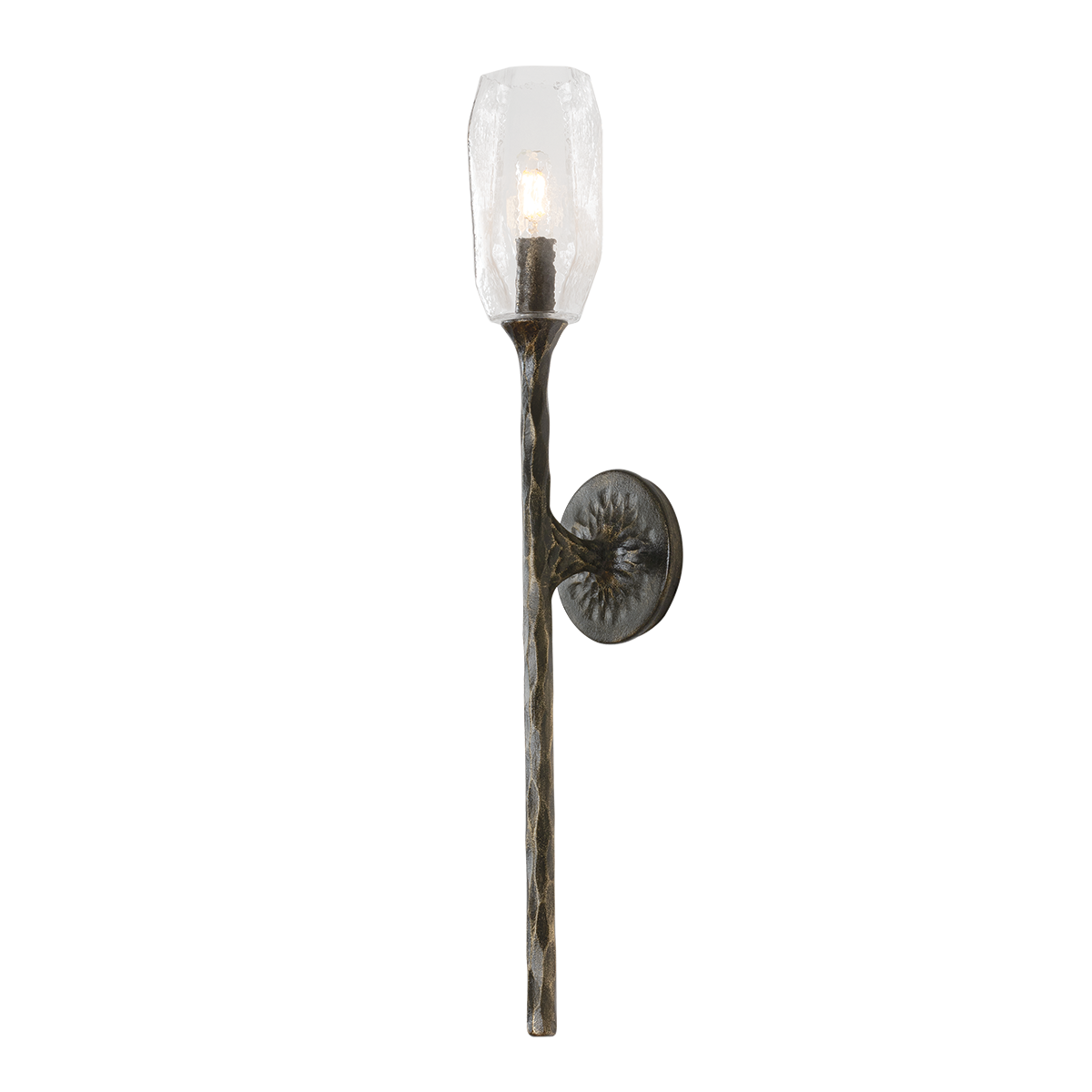 Troy Lighting Lyle BLACK PATINA GOLD 5W x 5L x 27.25H Wall Sconce