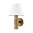 Troy Lighting Denton PATINA BRASS 7.75W x 7.75L x 13H Wall Sconce