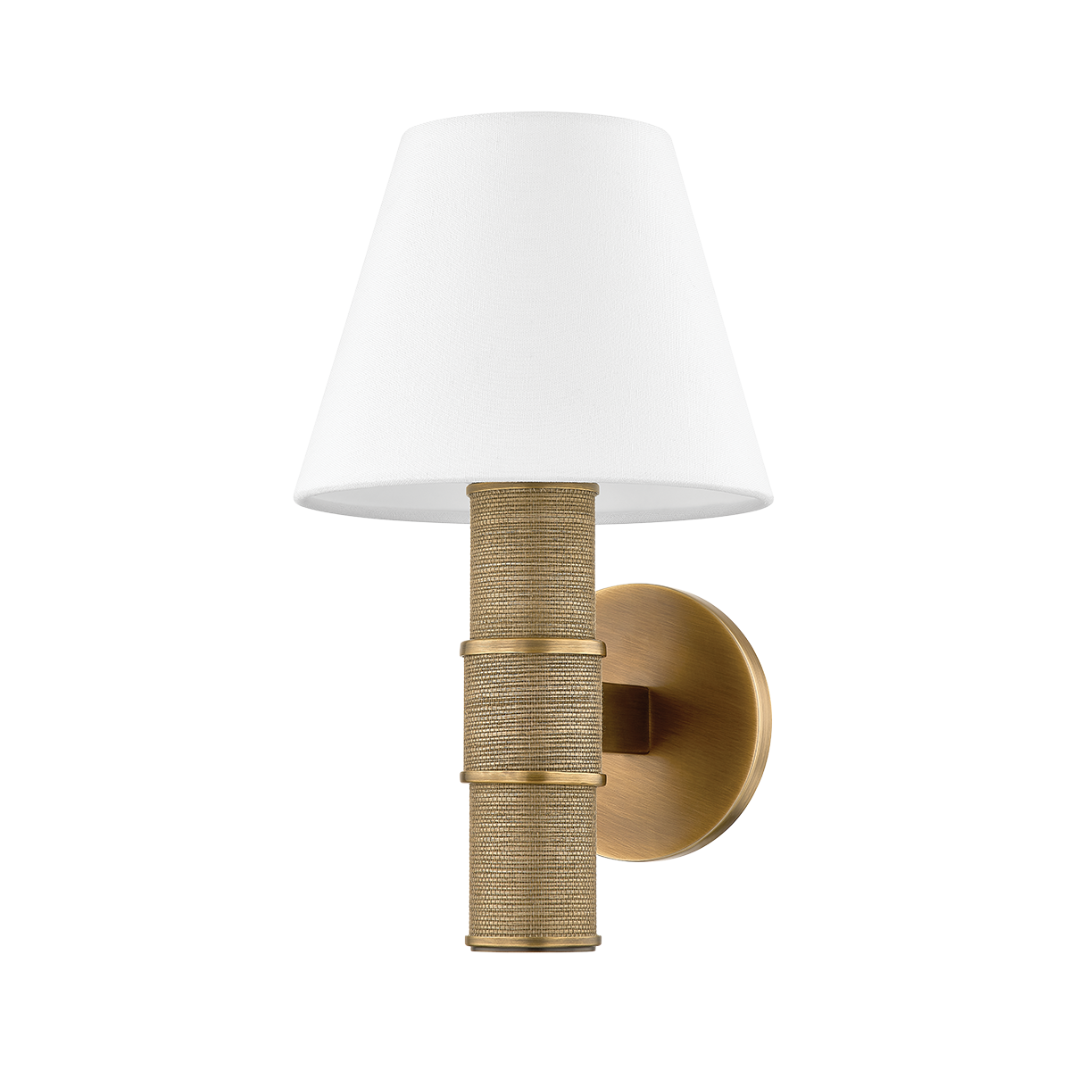 Troy Lighting Denton PATINA BRASS 7.75W x 7.75L x 13H Wall Sconce