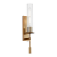 Troy Lighting Elton PATINA BRASS 2.75W x 2.75L x 18.5H Wall Sconce