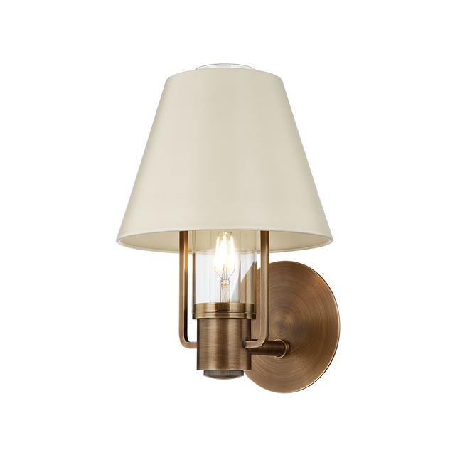 Troy Lighting Kindle PATINA BRASS 8.75W x 8.75L x 12.75H Wall Sconce