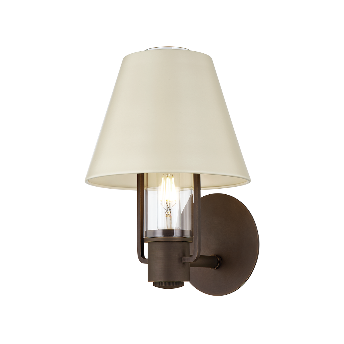 Troy Lighting Kindle BRZ 8.75W x 8.75L x 12.75H Wall Sconce