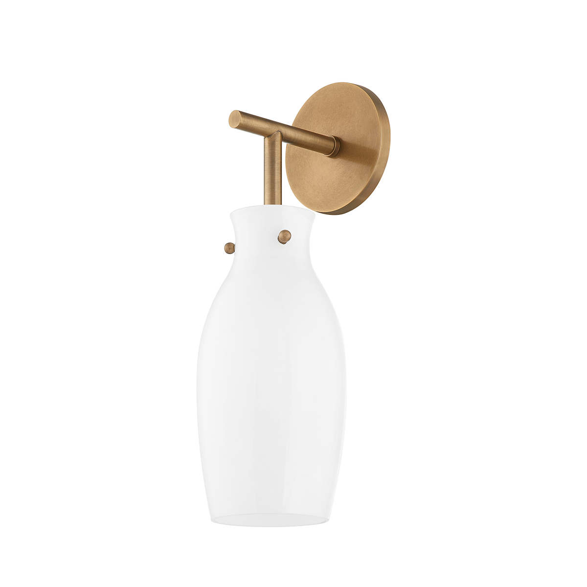Troy Lighting Geyser PATINA BRASS 5W x 5L x 15.75H Wall Sconce