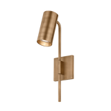 Troy Lighting Gage PATINA BRASS 4.25W x 4.25L x 15.25H Wall Sconce