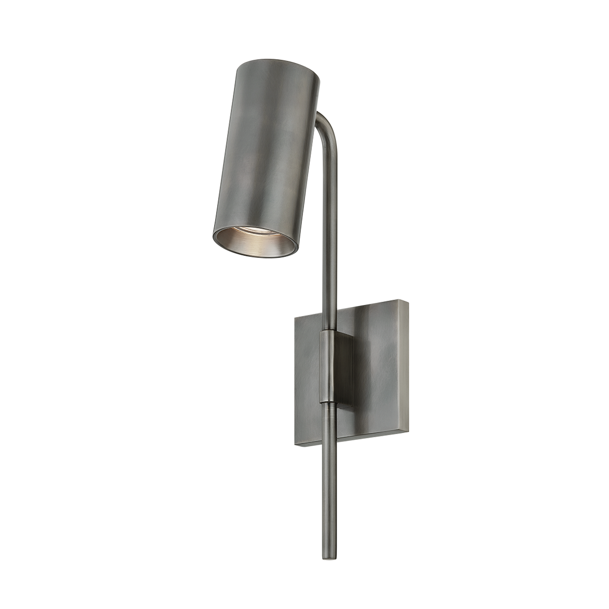 Troy Lighting Gage VINTAGE PEWTER 4.25W x 4.25L x 15.25H Wall Sconce