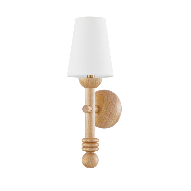 Troy Lighting Iver PATINA BRASS 6W x 6L x 18.75H Wall Sconce