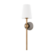 Troy Lighting Los vilos PATINA BRASS 6.5W x 6.5L x 27.25H Wall Sconce