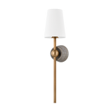 Troy Lighting Los vilos PATINA BRASS 6.5W x 6.5L x 27.25H Wall Sconce