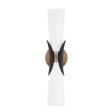 Troy Lighting Muncie PATINA BRASS/SOFT BLACK 5W x 5L x 21H Wall Sconce