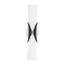 Troy Lighting Muncie Polished Nickel/Soft Black 5W x 5L x 21H Wall Sconce