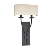 Troy Lighting Palladium TEXTURED BLACK 12W x 12L x 21H Wall Sconce