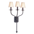 Troy Lighting La Brea FRENCH IRON 17W x 17L x 30H Wall Sconce