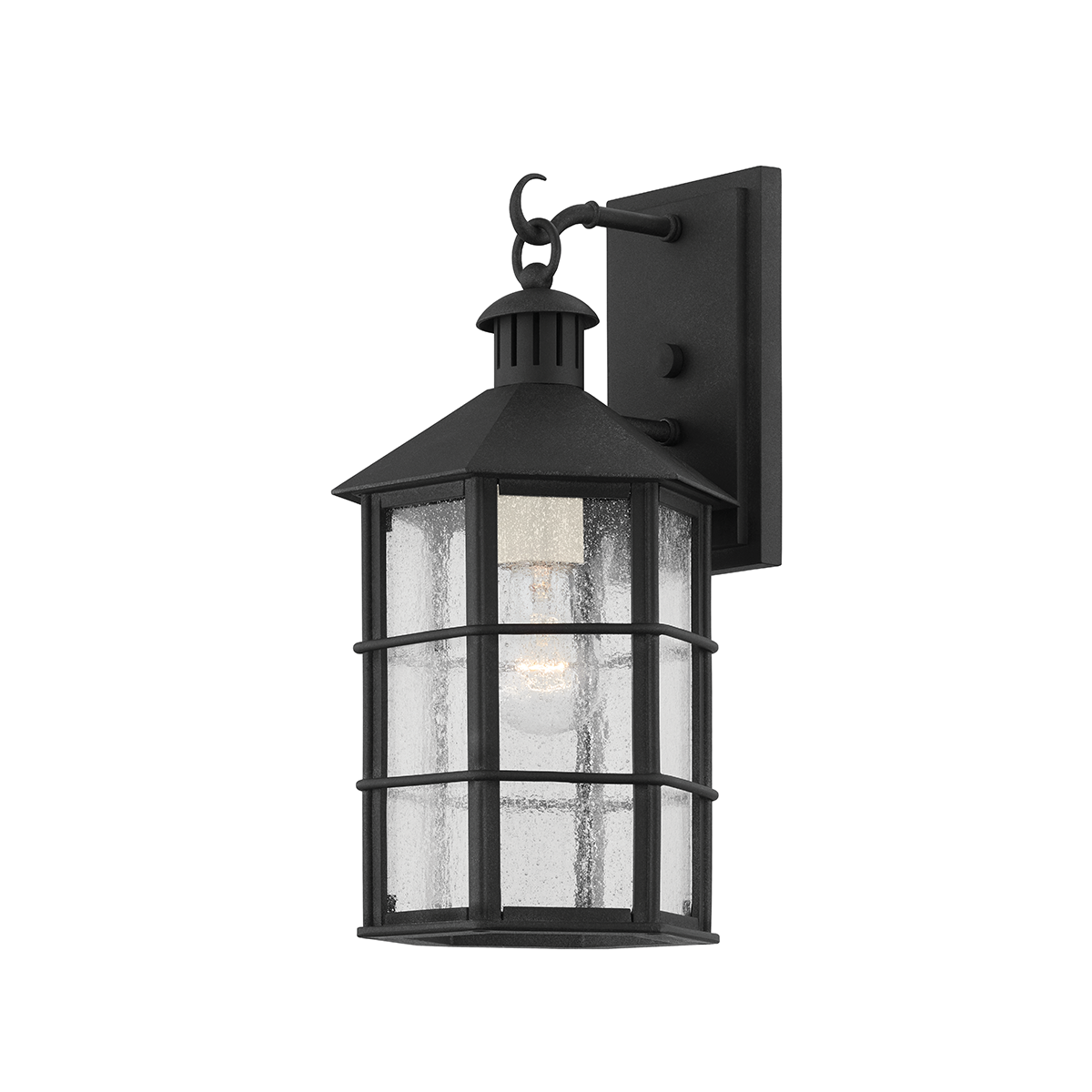 Troy Lighting Lake County FRENCH IRON 8W x 8L x 14.75H Wall Sconce