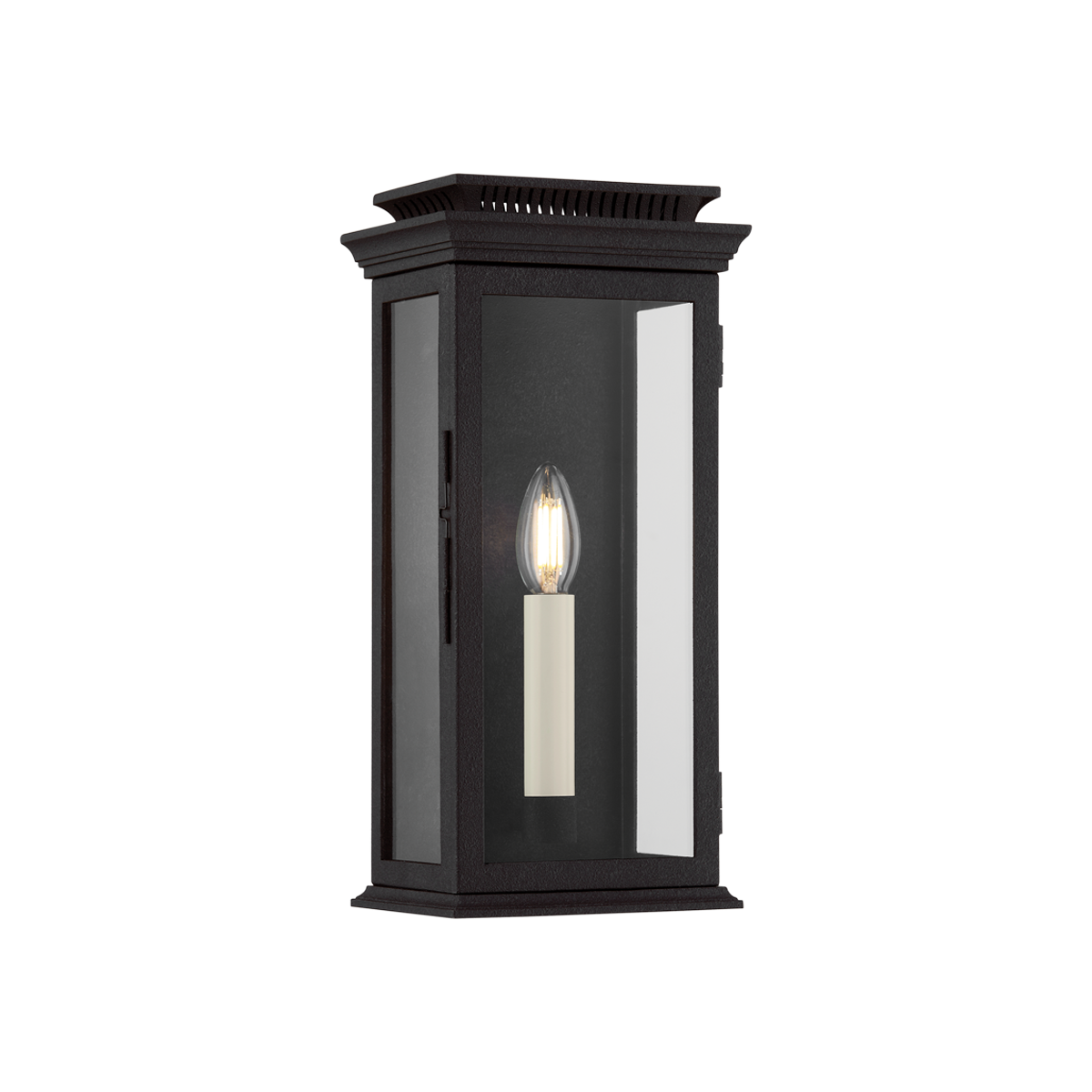 Troy Lighting Louie FORGED IRON 7W x 7L x 14.5H Garden Stool