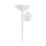 Troy Lighting Cecilia GESSO WHITE 8W x 8L x 18.5H Wall Sconce