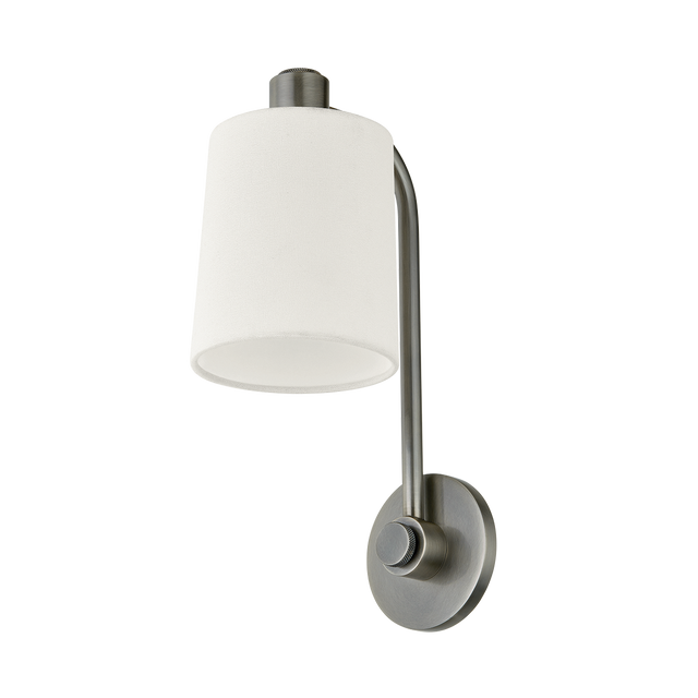 Troy Lighting Rigby VINTAGE PEWTER 6W x 6L x 15.25H Wall Sconce