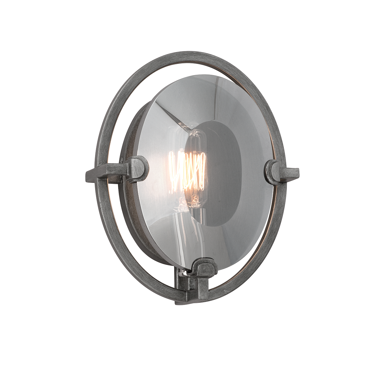 Troy Lighting Prism Graphite 7W x 7L x 9H Wall Sconce
