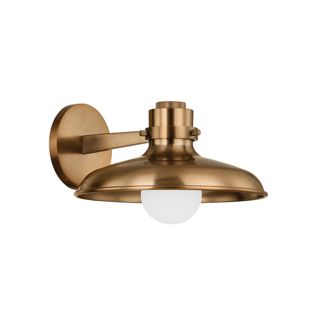Troy Lighting Rainhill PATINA BRASS 10W x 10L x 7H Wall Sconce