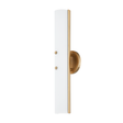 Troy Lighting Titus PATINA BRASS 4.75W x 4.75L x 18.75H Wall Sconce