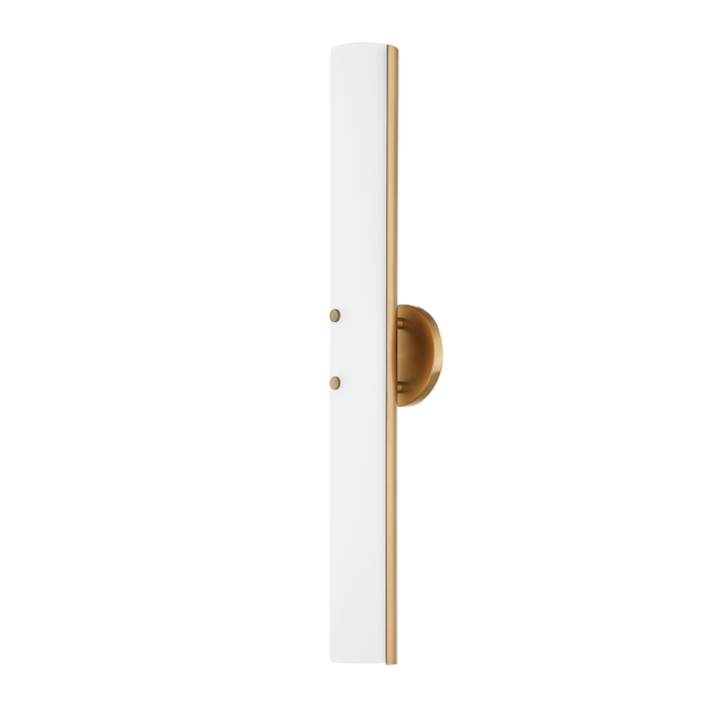 Troy Lighting Titus PATINA BRASS 4.75W x 4.75L x 25.75H Wall Sconce
