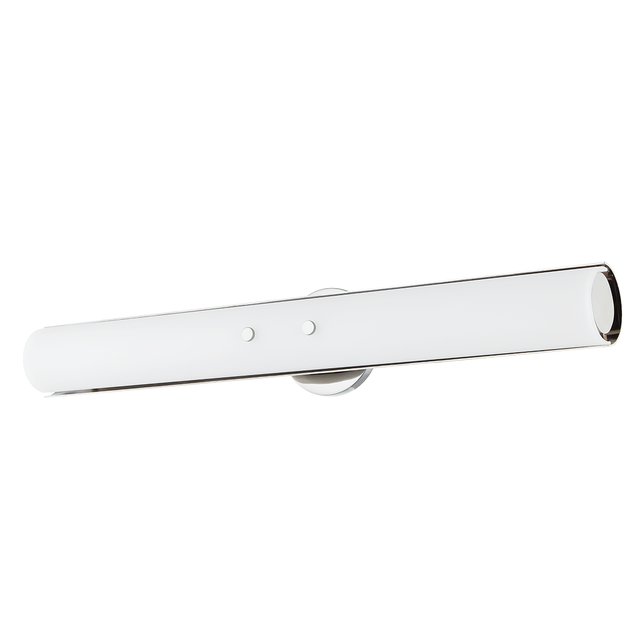 Troy Lighting Titus POLISHED NICKEL 4.75W x 4.75L x 25.75H Wall Sconce