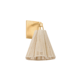 Troy Lighting Sonoma Vintage Gold Leaf 10W x 10L x 13H Wall Sconce