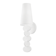 Troy Lighting Ellios GESSO WHITE 4.75W x 4.75L x 18H Wall Sconce