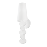 Troy Lighting Ellios GESSO WHITE 4.75W x 4.75L x 18H Wall Sconce
