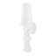 Troy Lighting Ellios GESSO WHITE 4.75W x 4.75L x 18H Wall Sconce