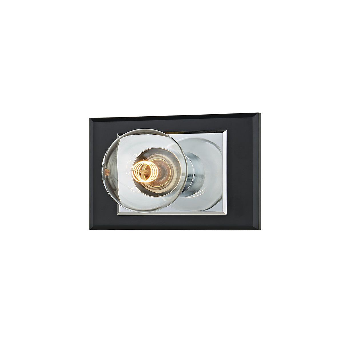 Troy Lighting Runyan Polished Chrome/soft Black 4.75W x 4.75L x 6.75H Accessory