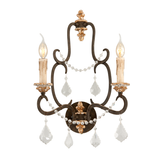 Troy Lighting Bordeaux PARISIAN BRONZE 15W x 15L x 21.5H Wall Sconce