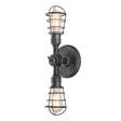 Troy Lighting Conduit AGED PEWTER 6W x 6L x 19H Wall Sconce