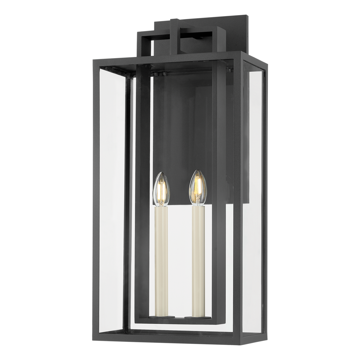Troy Lighting Amire TEXTURED BLACK 12W x 12L x 25.5H Garden Stool