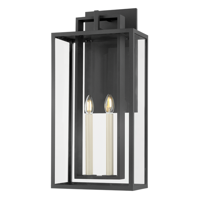 Troy Lighting Amire TEXTURED BLACK 12W x 12L x 25.5H Garden Stool