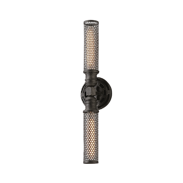 Troy Lighting Atlas AGED PEWTER 5.25W x 5L x 21.75H Wall Sconce