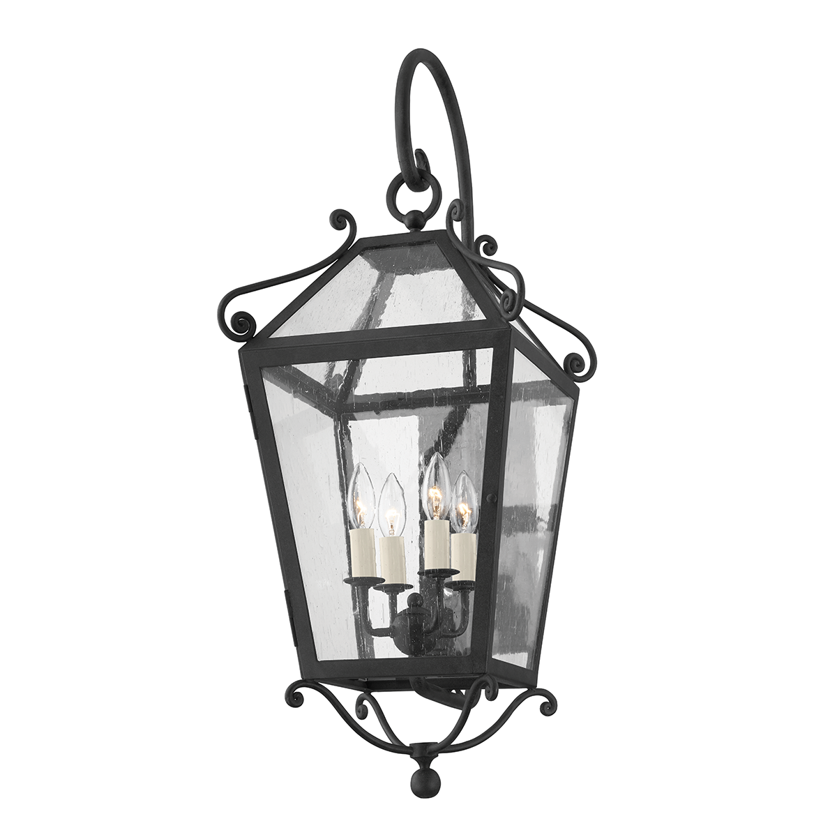 Troy Lighting Santa Barbara County FRENCH IRON 13.25W x 13.25L x 34H Wall Sconce