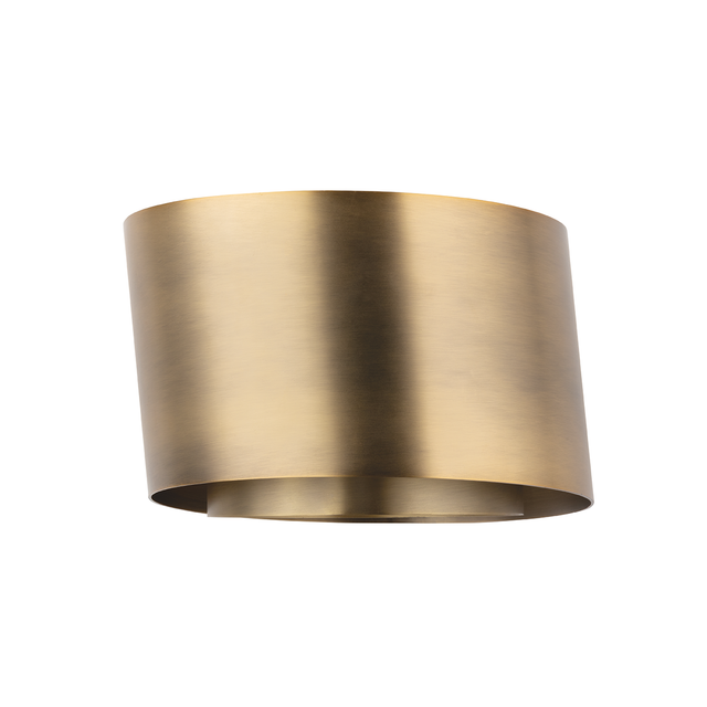 Troy Lighting Roux PATINA BRASS 8.25W x 8.25L x 5.5H Wall Sconce