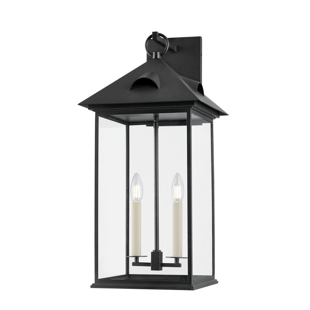 Troy Lighting Corning FORGED IRON 11.5W x 11.5L x 23H Garden Stool