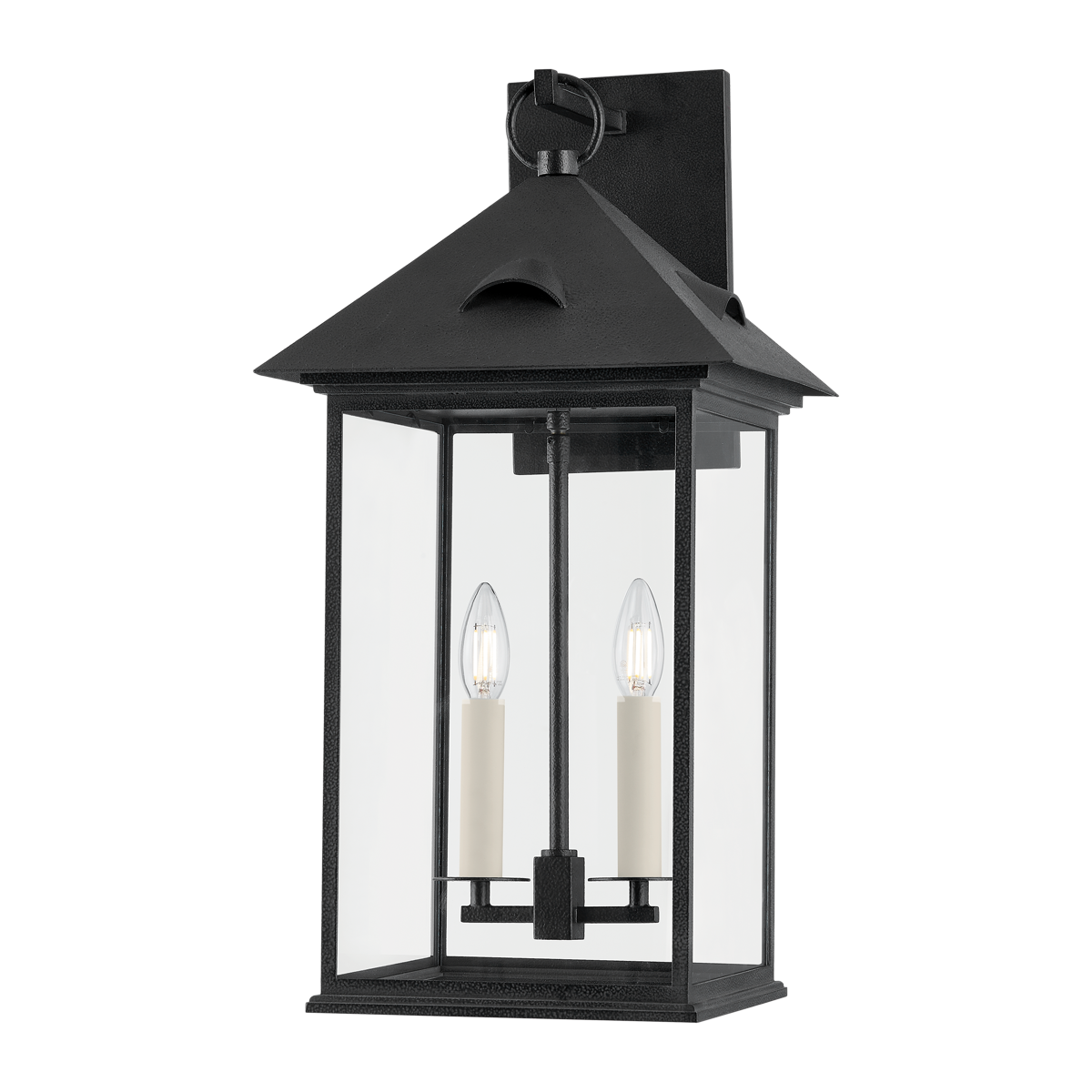 Troy Lighting Corning FORGED IRON 13W x 13L x 28H Garden Stool