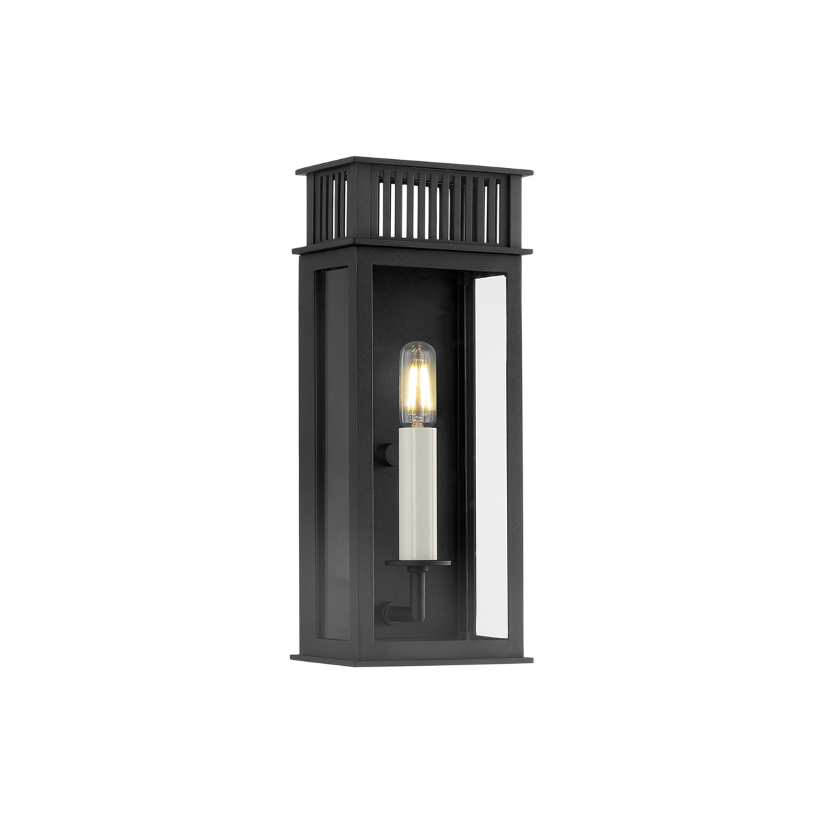 Troy Lighting Gridley TEXTURED BLACK 5.5W x 5.5L x 13.25H Garden Stool
