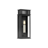 Troy Lighting Gridley TEXTURED BLACK 5.5W x 5.5L x 13.25H Garden Stool