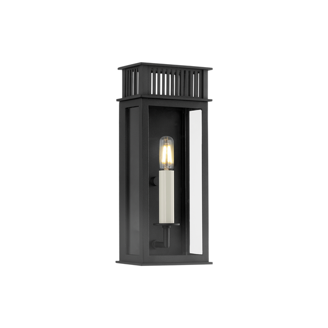 Troy Lighting Gridley TEXTURED BLACK 5.5W x 5.5L x 13.25H Garden Stool