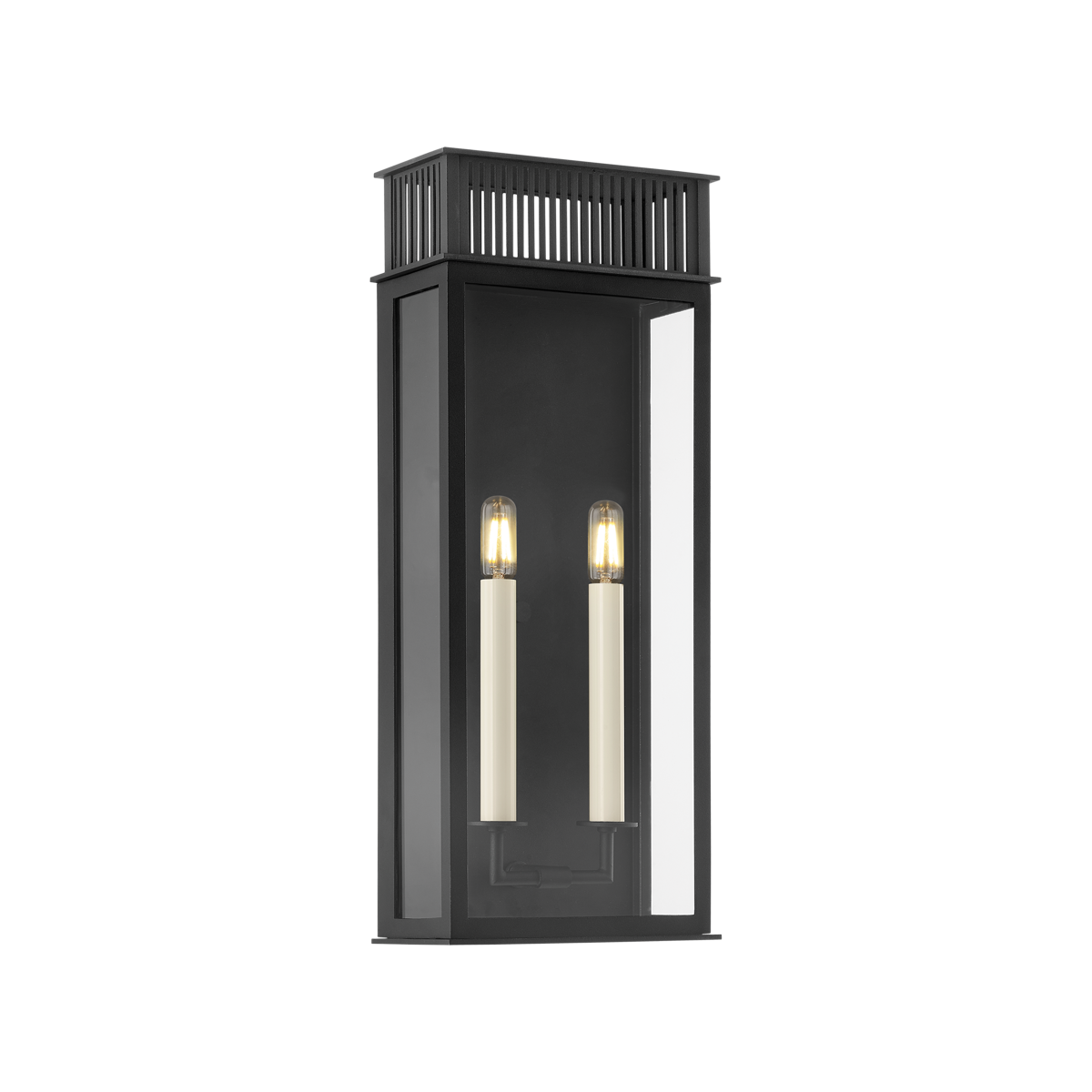 Troy Lighting Gridley TEXTURED BLACK 9.25W x 9.25L x 22.25H Garden Stool